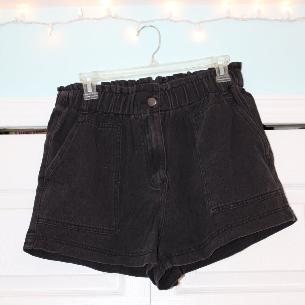 Loose-Fit Denim Shorts-Never Worn